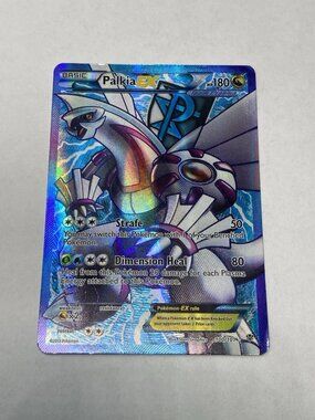 Palkia EX Full Art 100/101 Plasma Blast Holo Pokemon Card LP/Played
